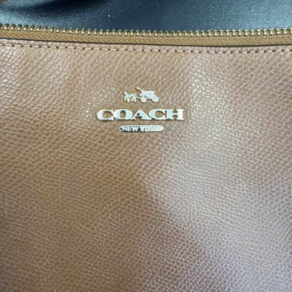 Leather Crossbody Bag, Coach File Bag - Picture 2 of 5